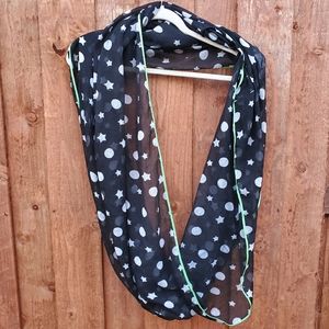 Sheer star infinity scarf